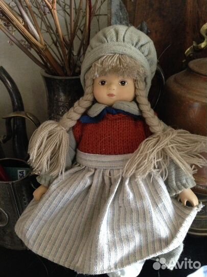 Кукла винтаж коллекционная фарфоровая Германия