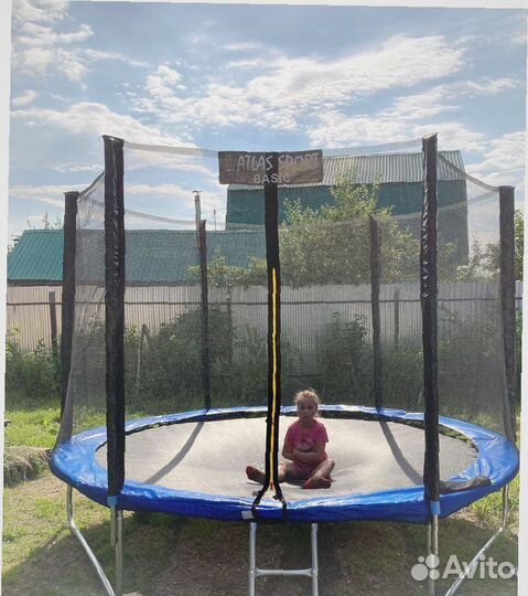 Батут с сеткой