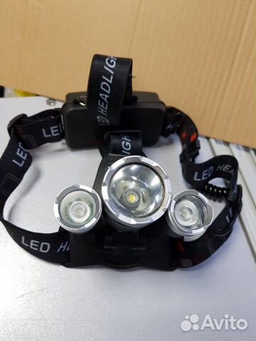 Фонарь налобный,аккумуляторный