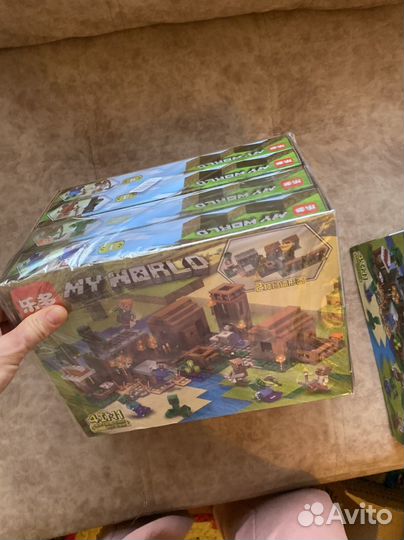 Констуктор деревня Майнкрафт новый в упаковке