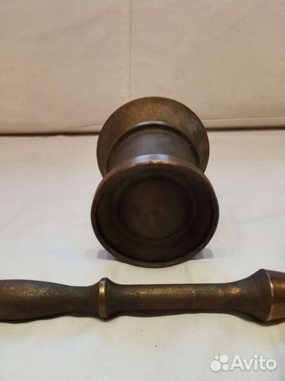 Ступка маленькая с пестиком. Бронза