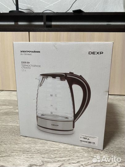 Чайник электрический dexp KG-1700 wave