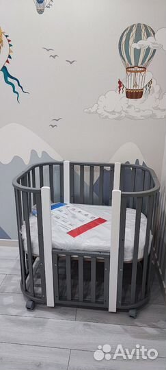 Матрас в детскую кроватку 60х84+ простынь+Наматрас