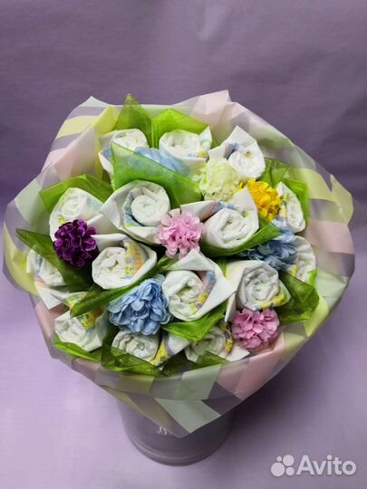 Букет из подгузников