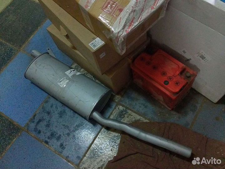 Глушитель задняя часть нексия