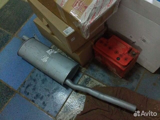 Глушитель задняя часть нексия