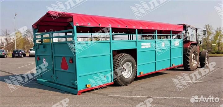 Полуприцеп для перевозки скота СпецАвтоТехника САТ ТПС6, 2023