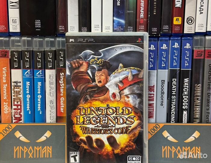 Игры PSP Untold Legends: The Warrior's Code