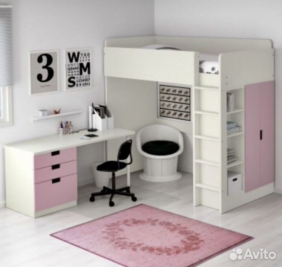 Кровать-чердак IKEA Стува