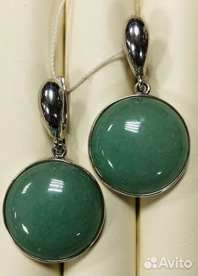 Серьги. Радонит. Яшма. Сердолик. Нефрит. Амазонит