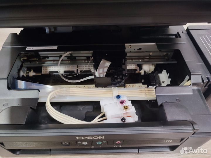 Мфу epson l222, струйный цветной с снпч
