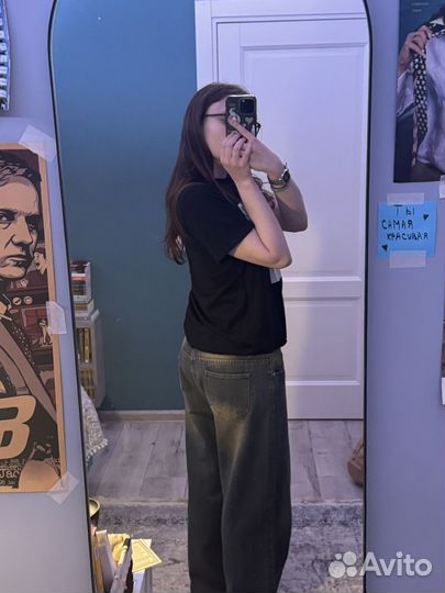 Джинсы широкие y2k