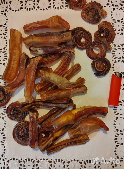 Сушеные лакомства для собак