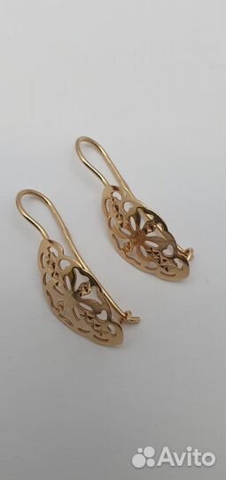 Золотые серьги 585 проба
