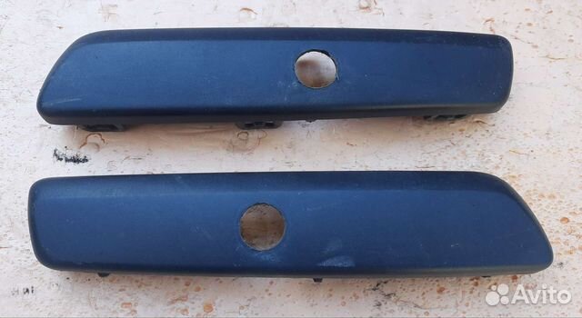 Молдинг бампера заднего Renault Clio III