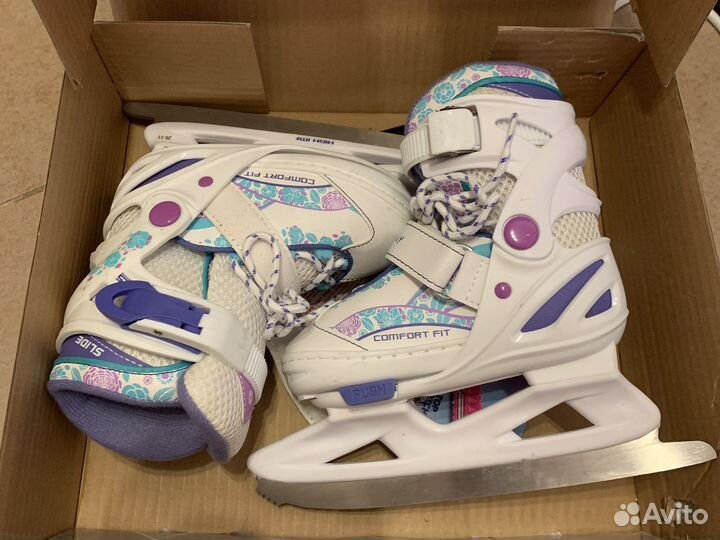 Коньки раздвижные детские 26-31