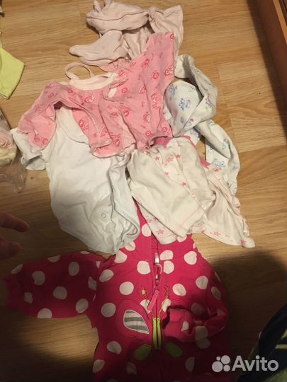 Пакеты с детскими вещами от 56-86