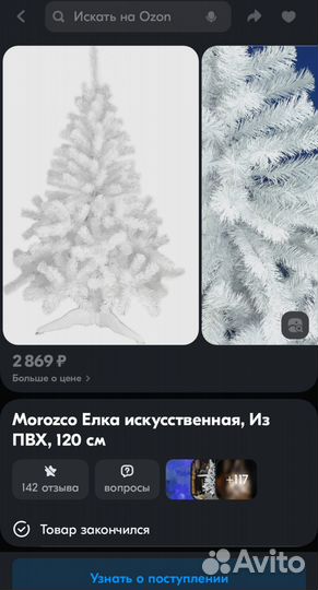Ель искуственная 120 см