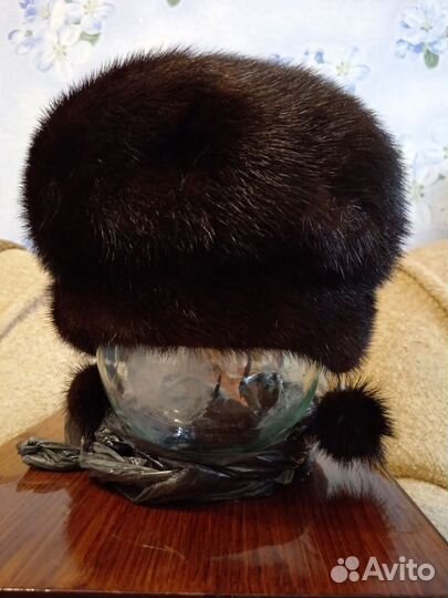 Шапка норковая женская