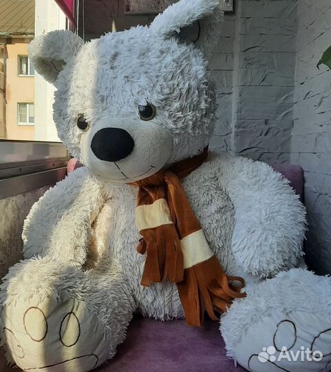 Большая мягкая игрушка медведь