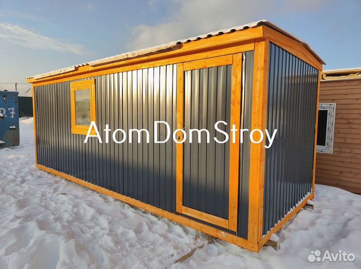 Бытовка дачная новая. Электрика в подарок