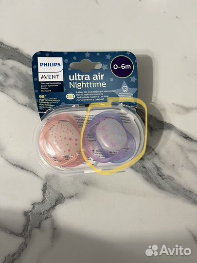 Пустышка avent 0 6