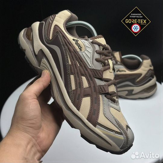 Кроссовки зимние Asics Gel-Preleus brown and begie