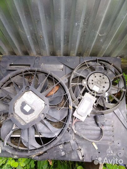 Вентилятор охлаждения туарег Кайен аудиq7