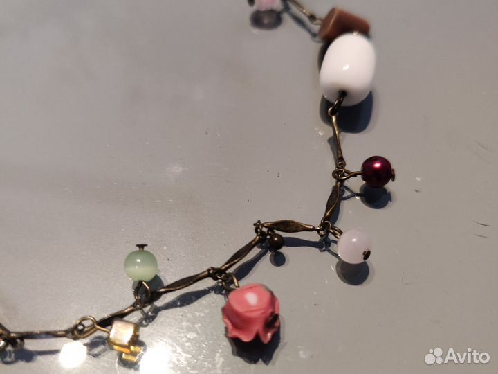 Колье чокер, кольцо