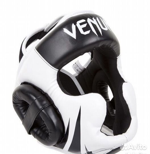 Шлем для бокса и мма venum серый