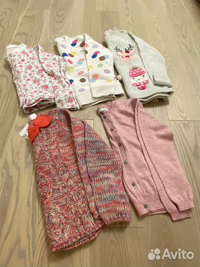 Большой пакет одежды для девочки 104-110
