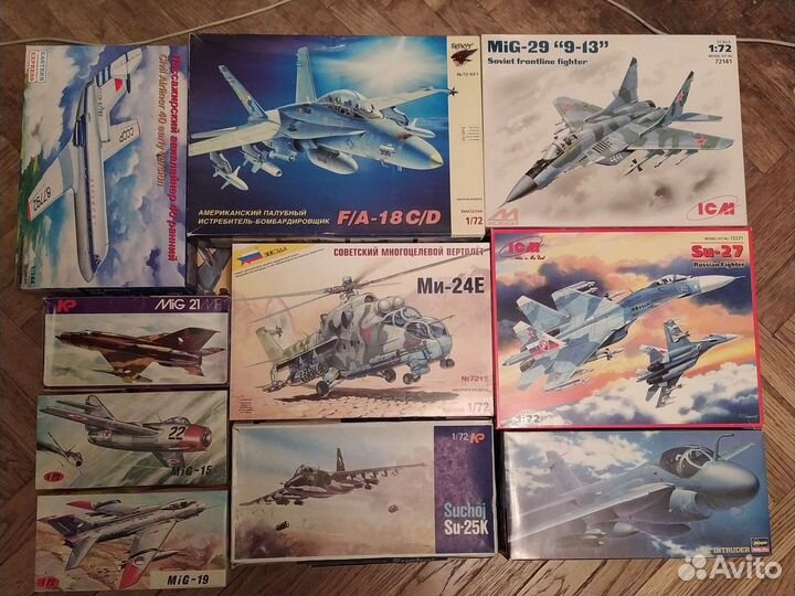 Сборные модели самолетов 1:72