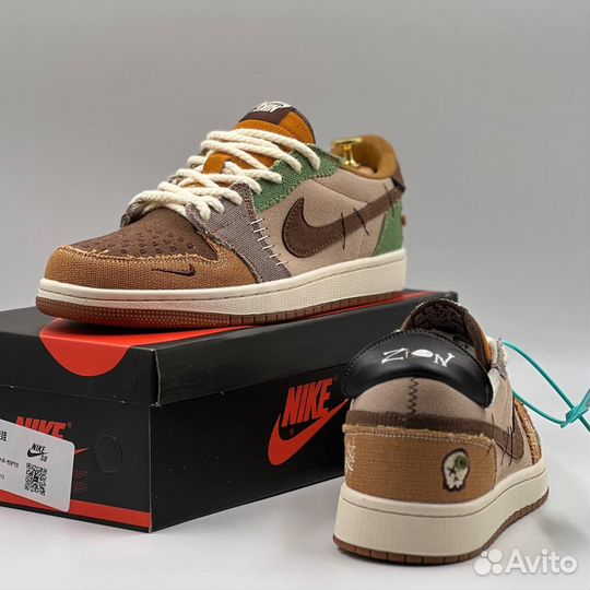 Кроссовки мужские nike air jordan 1 Low Voodoo