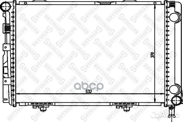 10-25219-SX радиатор системы охлаждения MB W12