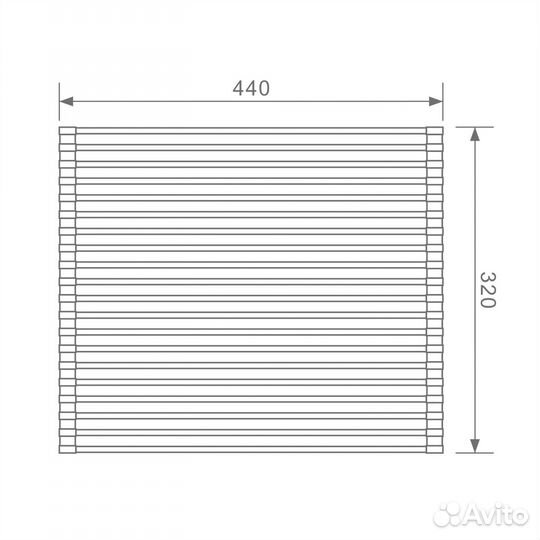 Ролл-мат Raglo R731.44.05, сатин