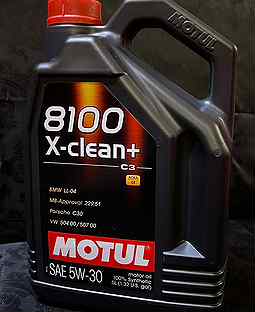 Моторное масло Motul 8100 X-clean 5W-30 (5L)
