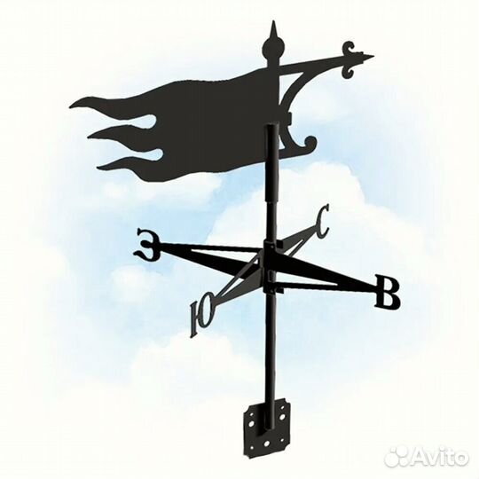 Флюгер из металла на крышу