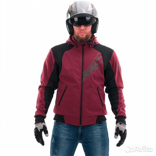 Dragonfly Мототолстовка DF Urban Bordo XXL