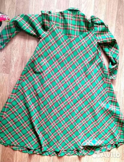 Платье винтажное свободное