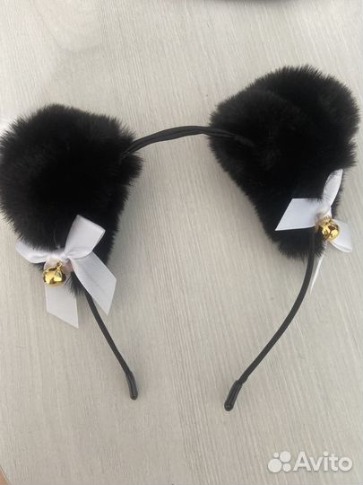 Ободок с ушками кошками