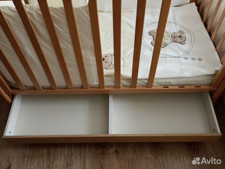 Детская Кроватка Italbaby 120 см бук