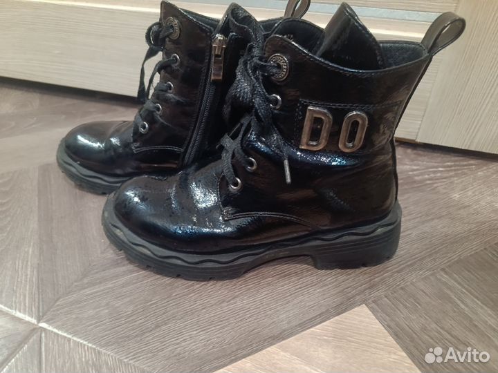 Ботинки демисезонные для девочки 34 размер