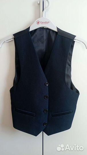 Школьный костюм тройка для мальчика 122