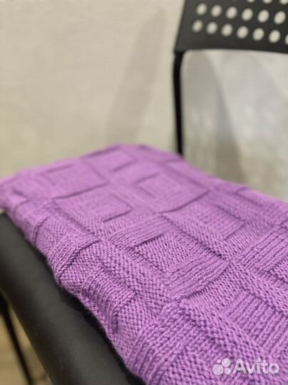 Плед детский вязаный ручная работа