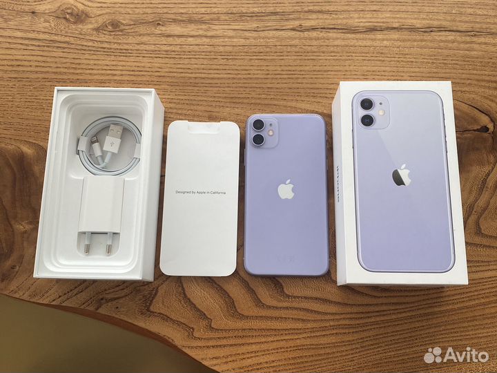 Телефон iPhone 11 64gb purple ростест