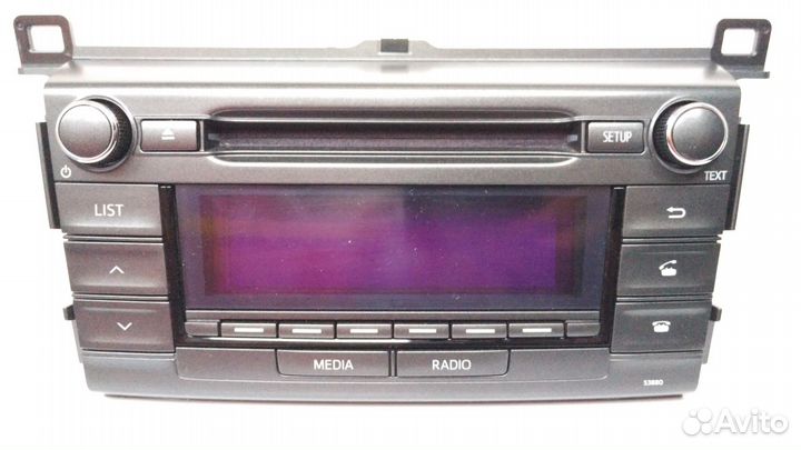 Штатная магнитола toyota RAV4 2013г