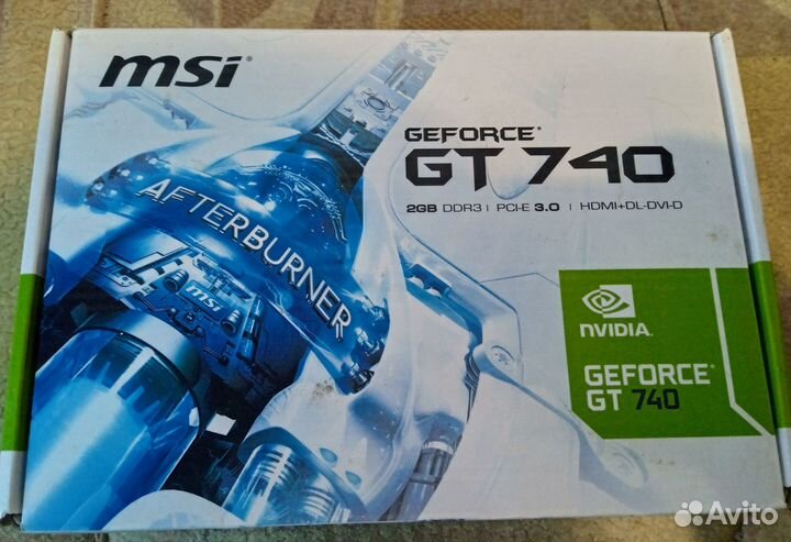 Видеокарта GT740 в отвале