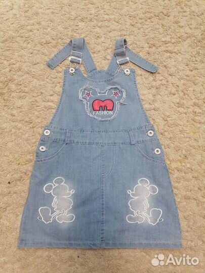 Джинсовый сарафан для девочки