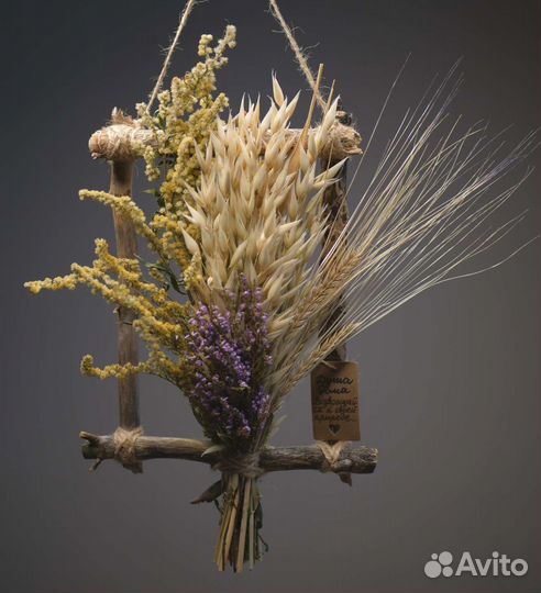 Интерьерные украшения из сухоцветов (распродаю)