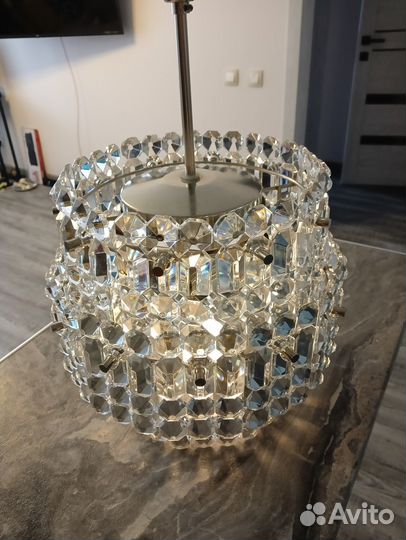 Стильная потолочная люстра из СССР